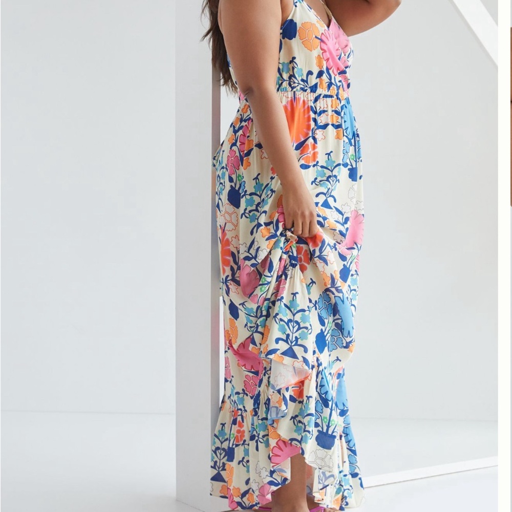 Floral Maxi dress size 1XL